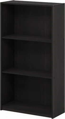 Miniatura 7 de Furinno Estantería básica de almacenamiento de libros de 3 niveles, Espresso