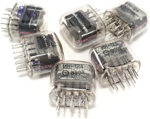 Miniatura 9 de 6 unids/lote NOS Vintage NEON Nixie tubo IN-12 IN-12A