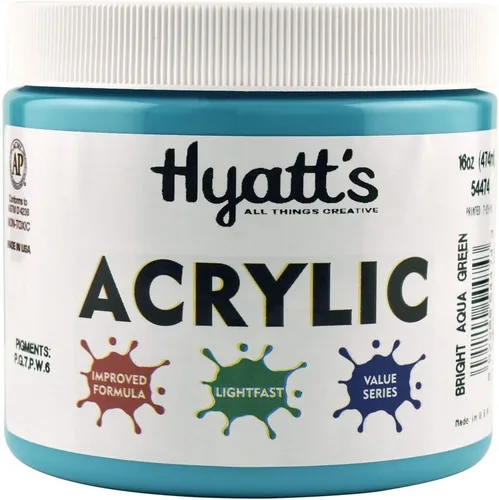 Miniatura 55 de Hyatt's Alizarine - Pintura acrílica carmesí Tubo de pintura acrílica de 2.5 fl oz de grado artístico Secado rápido y pintura no tóxica