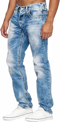Miniatura 2 de Jeans negros apilados para hombre, jeans rasgados y rasgados, pantalones de mezclilla rectos Harajuku, pantalones de hip hop, ropa de calle