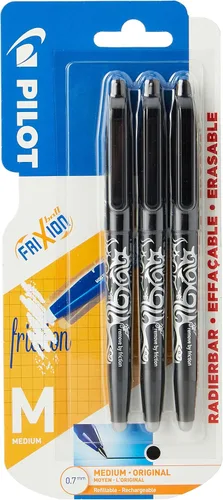 Miniatura 9 de Pilot Frixion - Bolígrafo de punta redonda borrable (0.028 in), color negro