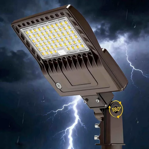 Miniatura 29 de Luces LED de estacionamiento de 480 V 150 W 21000 LM LED Shoebox Pole Lights Fixture 400W HID/HPS Reemplazo 5000K IP65 AC 277-480V UL Listado