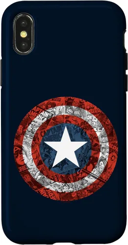 Miniatura 5 de Carcasa para iPhone 11, diseño de Capitán América, con escudo de cómics