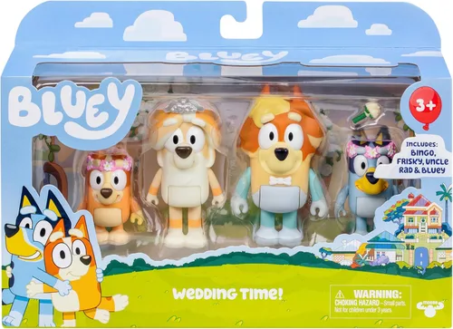 Miniatura 10 de Figuras de Super Fan de Bluey para Niños Pequeños, Juego de 11 Personajes con Figuras Exclusivas, Incluye Figuras para Niños Pequeños de Bluey