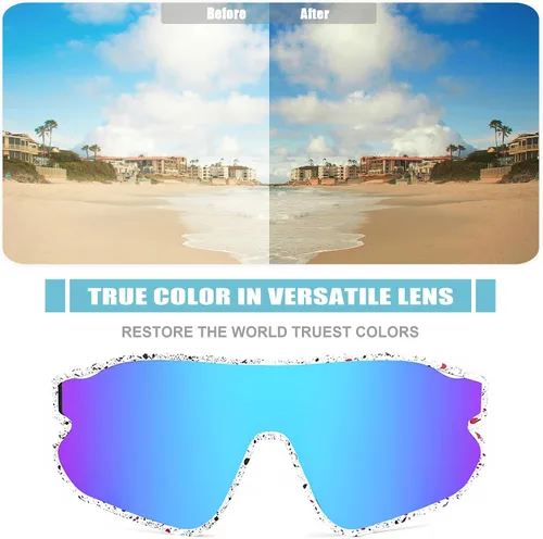 Miniatura 16 de YUNBLL&KO Gafas de sol para niños, gafas de sol de béisbol para jóvenes, TR90, marco ligero, UV400, gafas de sol deportivas para ciclismo para niñas