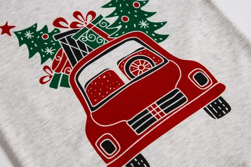 Miniatura 4 de Pijamas de Navidad para niños pequeños y niñas, 100% algodón, dinosaurio, estrellado, ropa de dormir de manga larga, 2 piezas, ropa para niños