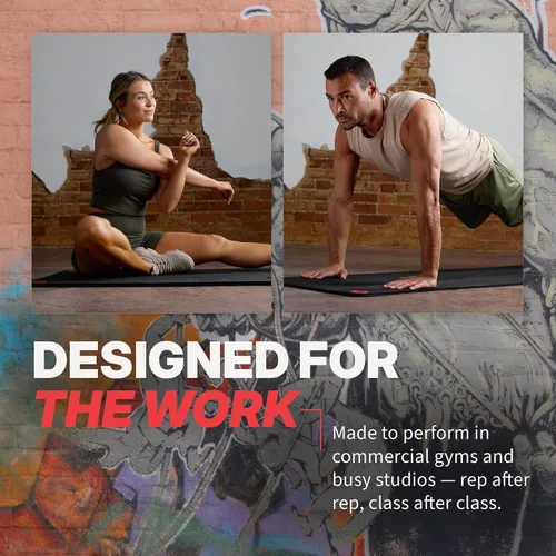 Miniatura 5 de SPRI Estera Colgante de Ejercicio, Estera de Fitness y Yoga para Clases de Fitness en Grupo, Calidad de Grado Comercial con Agujeros Reforzados 71
