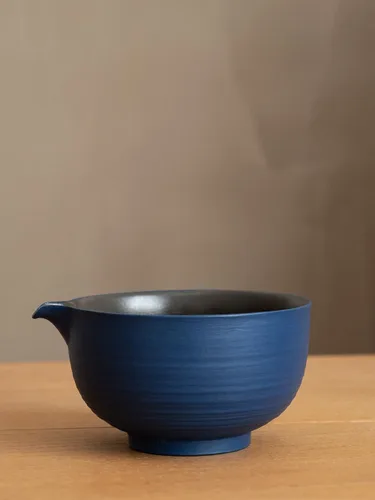 Miniatura 7 de Juego de 6 batidores japoneses de matcha, hecho a mano con cuenco (chawan), batidor de bambú (Chasen) y soporte, cuchara, tamiz y toalla de té, kit