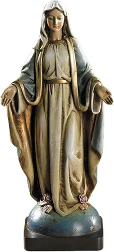 Miniatura 4 de Avalon Gallery Figura de Santos Católicos - Estatua religiosa de la colección Toscana, 8 pulgadas de alto, Divina Misericordia