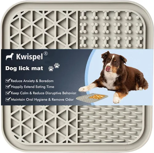 Miniatura 12 de Tapete grande para lamer perros, tapete grande para lamer perros con ventosas para la ansiedad, tapete para lamer perros con mantequilla de maní