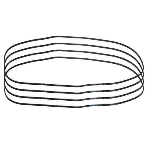 Miniatura 60 de uxcell 4pcs HTD-3M correa dentada de goma 60 dientes, 7.087 in de longitud de paso x 0.236 in de ancho x 0.094 in de altura, correa de distribución