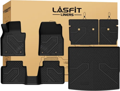 Miniatura 15 de LASFIT - Tapete de carga 3D para maletero de Volkswagen VW2018-2024 (ajuste 5 asientos), protección para todo tipo de clima, tapete de TPE de alta