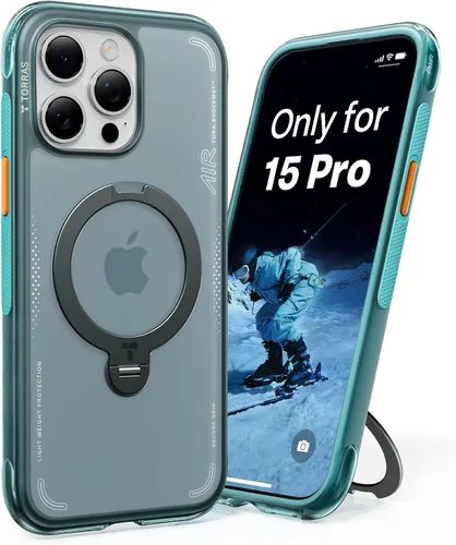 Miniatura 20 de TORRAS Ostand Q3 Air - Funda para iPhone 17 Pro Max con soporte magnético de 360°, compatible con MagSafe, probado contra caídas de grado militar