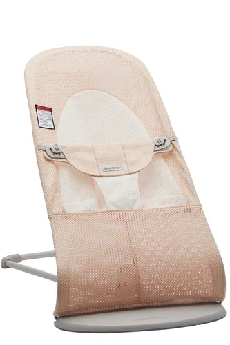 Miniatura 12 de BabyBjörn Bouncer Balance Suave, beige claro, tejido/jersey, tritela Asiento gorila ajustable 2 en 1 para bebé y silla para niños pequeños, recién