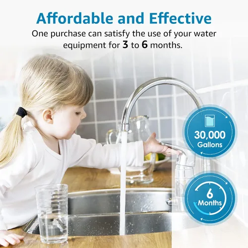 Miniatura 9 de AQUA CREST FXHTC - Filtro de agua para toda la casa de 5 micrones, 10 x 4.5 pulgadas, repuesto para GE® FXHTC, GXWH40L, fontanero americano W10-PR