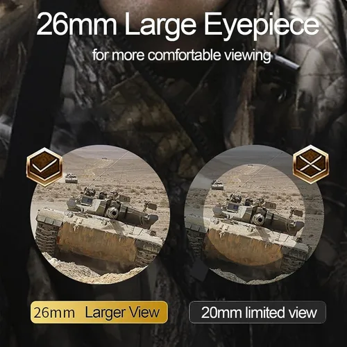 Miniatura 3 de Prismáticos de 10 x 50 para adultos, óptica HD para observación de aves, caza y actividades al aire libre, resistente al agua, a prueba de golpes