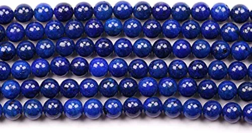 Miniatura 46 de Piedra natural de 0.157 pulgadas (0.157 in) de turquesa africana redonda de cristal energético, cuentas sueltas de piedras preciosas lisas