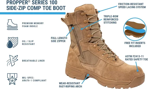 Miniatura 7 de Propper F4533 Botas de combate para hombre