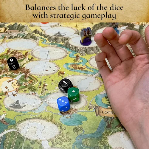 Miniatura 6 de El Señor de los Anillos: Aventura al Monte Doom Juego Familiar Juego Cooperativo Juego de Estrategia