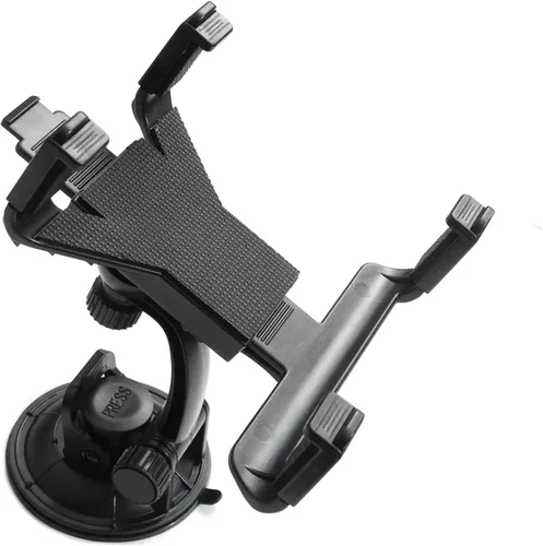 Miniatura 8 de Soporte ajustable para parabrisas con ventosa fuerte para automóviles y camiones, compatible con tableta de pantalla de 8 pulgadas y navegador