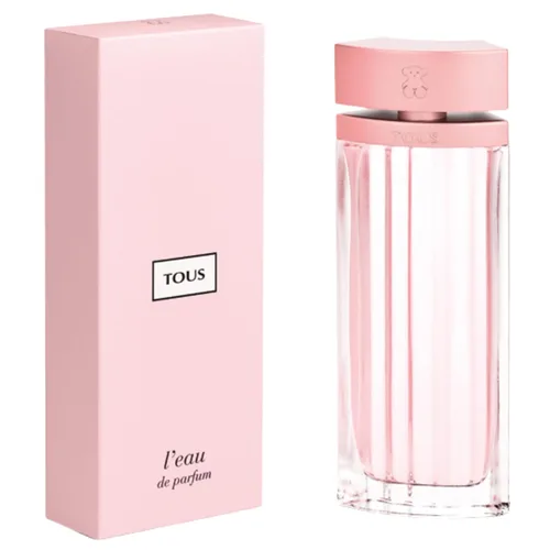 TOUS L'eau De Parfum - Spray para mujer, elegante perfume floral almizclado para uso diario con notas de jazmín, peonía blanca y ámbar, 3 onzas