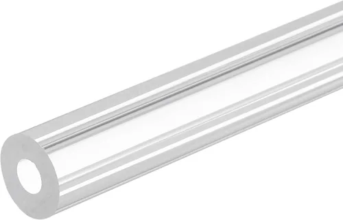 Miniatura 18 de MECCANIXITY Tubo acrílico rígido redondo tubo transparente 0.236 in ID 0.315 in OD 12.008 in longitud para lámparas y linternas, sistema