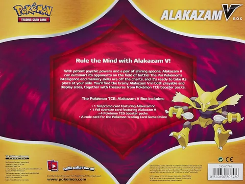 Miniatura 3 de Caja Pokémon Alakazam V, Multicolor
