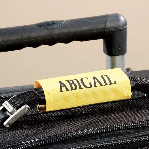 Miniatura 3 de Envoltura Personalizada con Asa de Equipaje - 2 x 4 cerrada Amarillo 807945E