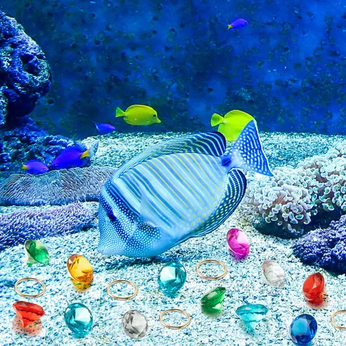 Miniatura 4 de PANTIDE Juego de 78 anillos redondos de aleación de oro con gemas de diamantes acrílicos para el erizo azul, esmeraldas del caos, suministros