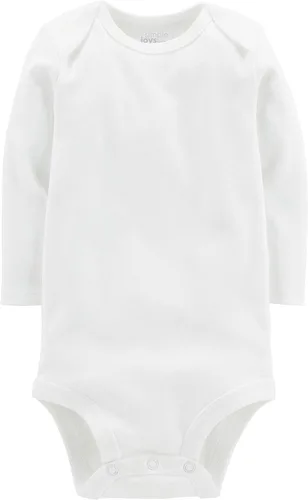 Miniatura 3 de Simple Joys by Carter's Body unisex de manga larga para bebé, paquete de 7