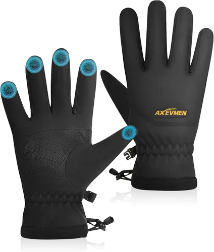 Guantes de invierno impermeables para esquí y nieve, para mujeres y hombres, resistentes al viento, para clima frío, cálidos, térmicos con