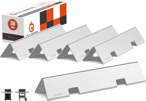 Miniatura 16 de QuliMetal Barras Saborizadoras de 15.3 pulgadas para Parrillas Weber Spirit E310, Spirit 300, Spirit II 300, E315 E320 E330 S310 S315 S320 S330