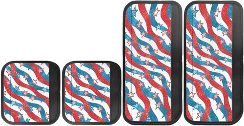 Miniatura 3 de America250 - Juego de 8 fundas antideslizantes para manijas de puerta de refrigerador, 4 de julio de 2026, protectores para nevera, horno, mantener