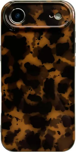 Miniatura 14 de Funda Compatible con iPhone 11, Caparazón de Tortuga Marrón Ámbar con Estampado de Leopardo Cubierta Retro Chic Elegante Clásica Linda Protectora
