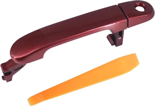 Miniatura 8 de Manija de puerta con orificio de cerradura Compatible con Nissan Versa 2007-2011 Tiida 2007-2012 82641EL12A N1310130 Manija de puerta exterior Tono