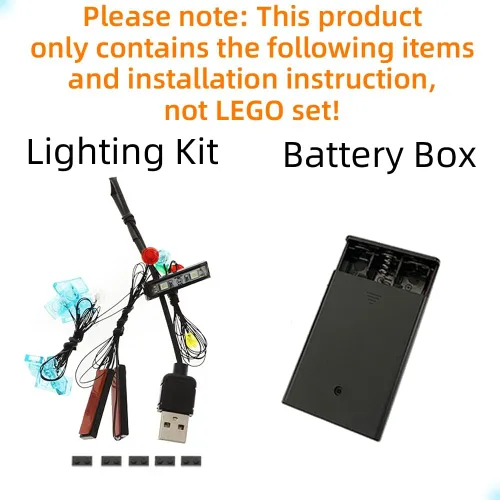 Miniatura 3 de GEAMENT Kit de luces LED compatible con Lego Horizon Forbidden West:Tallneck - Juego de iluminación para modelo de construcción 76989