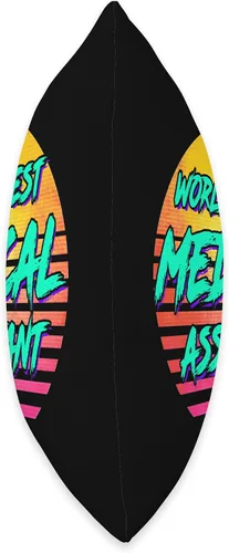 Miniatura 2 de Funny Medical Assistant Nursing Apparel Funny Worlds Best Medical Assistant Retro 1980s CMA - Almohada de tiro CMA, 16 x 16 pulgadas, multicolor