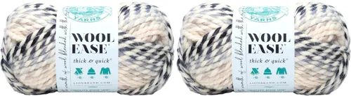 Miniatura 168 de Lion Brand Yarn - Ovillo de lana Wool-Ease Thick & Quick color fuerza aérea