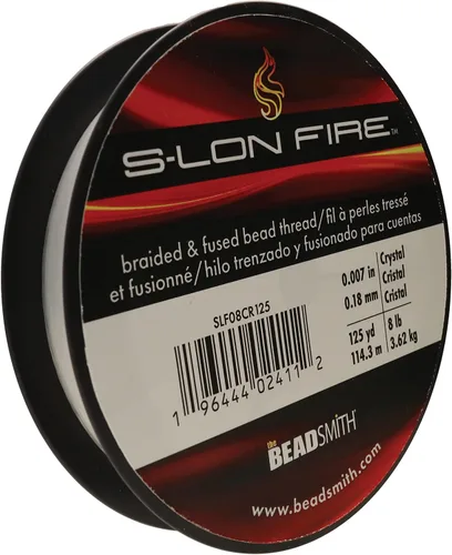Miniatura 27 de The Beadsmith S-Lon Fire - Hilo de cuentas trenzado y fundido - Prueba de 6 libras, diámetro de 0.006 pulgadas/0.006 in, carrete de 50 yardas