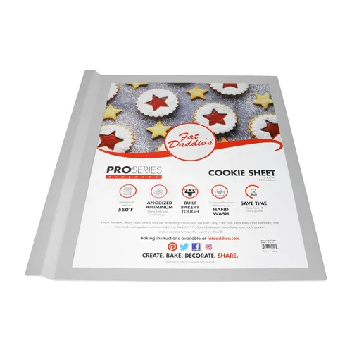 Miniatura 2 de Fat Daddio's Bandeja para galletas de aluminio anodizado, 14 x 17 pulgadas