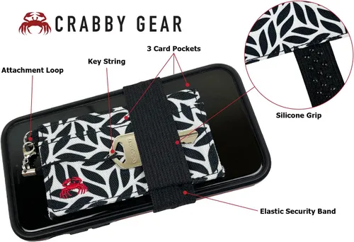 Miniatura 4 de Cartera minimalista fina – Serie Adventure – Lleva tarjetas, efectivo, teléfono, llaves – Se sostiene de forma segura para un fácil acceso – Cartera