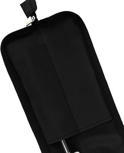 Miniatura 5 de Keenso Bolsa colgante de almacenamiento de baquetas portátil con asa para accesorios de batería negro, rojo, verde, azul, rosa, 18.1x3.9 in