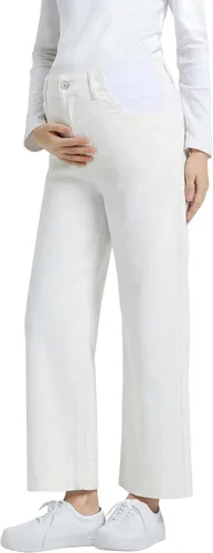 Miniatura 13 de BLENCOT - Pantalones de maternidad para mujer de cintura alta, pierna ancha y elástica de mezclilla, ropa de embarazo