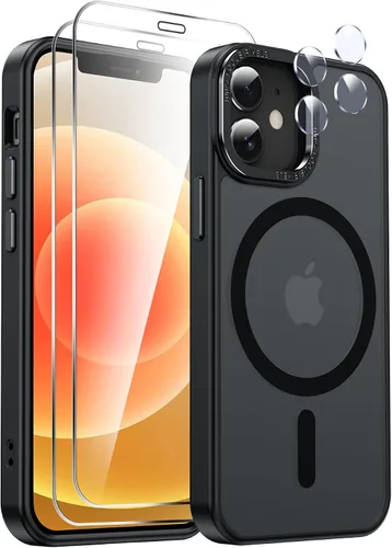 Miniatura 7 de LeYi para iPhone-12 Mini Funda/iPhone-13 Mini Fundas de Teléfono:[ Protector de Pantalla X2+ Funda para Cámara X2] Compatible con Magsafe para TP
