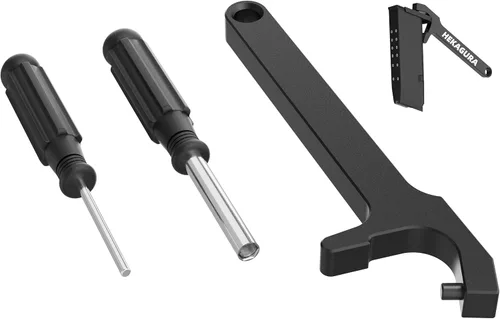 Miniatura 9 de HEKAGURA Tools Kit for Glock, Front Sight Remove Pin Punch Magazine Disassembly Tools for Glock 17 19 19x 26 27 43 43x Accessories Dorado