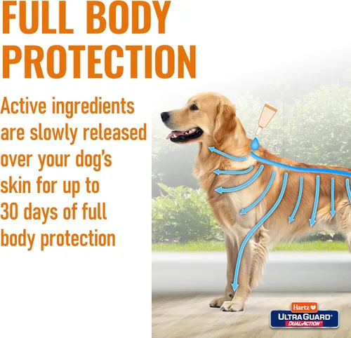 Miniatura 5 de Hartz UltraGuard - Tratamiento tópico para pulgas y garrapatas de doble acción para perros y prevención de pulgas y garrapatas, 6 meses, perros de 5