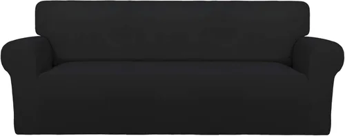 Miniatura 101 de PureFit - Funda superelástica con bolsillo p/protección de sofá/sillón - Suave cubierta de elastano antideslizante, lavable, c/base elástica, apta