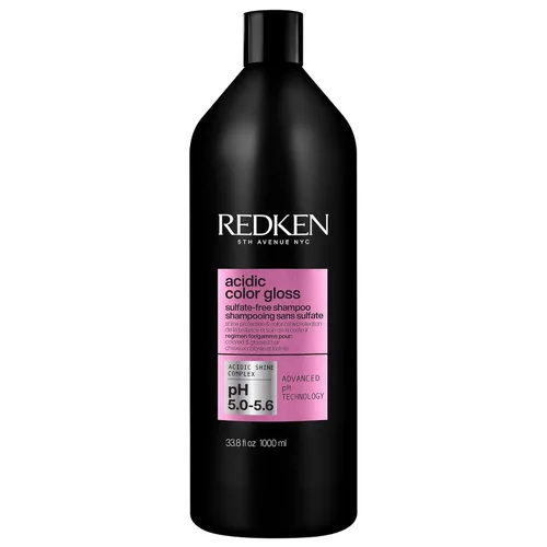 Miniatura 8 de Redken Champú Acidic Color Gloss sin sulfatos para protección del color y brillo para ayudar a extender el color y el brillo para el cabello teñido