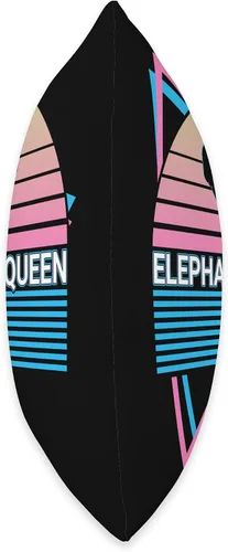 Miniatura 2 de Elephant Lover Gifts Elephant Queen - Almohada retro, 16 x 16 pulgadas, multicolor
