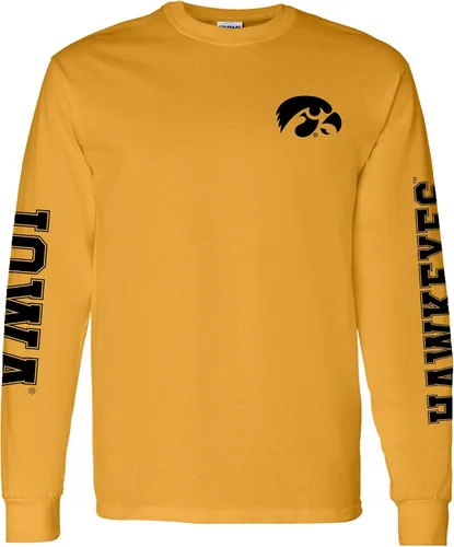 Miniatura 17 de NCAA Camiseta de manga larga con doble impresión, color del equipo, universidad michigan state spartans forest